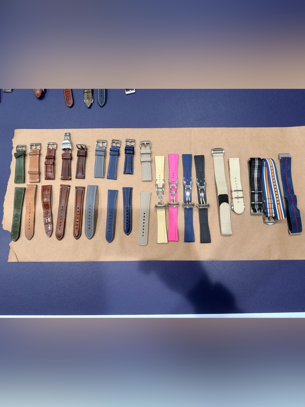 Men's Multi-Color Watch Strap Set - Interchangeable Bands: 22MM Tudor